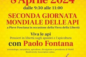 L’8 aprile a Pieve Fosciana Giornata Mondiale delle Api con l’esperto Paolo Fontana ospite