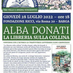 Alba Donati alla Fondazione Ricci 28 lug 2022