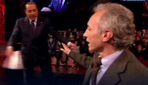 Berlusconi e Marco Travaglio - foto YouTube - Lagazzettadelserchio.it