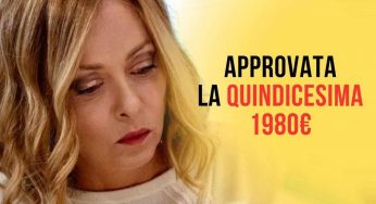 Ultim’ora Giorgia Meloni: approvata la quindicesima mensilità sul cedolino | Ecco quando la riceveremo