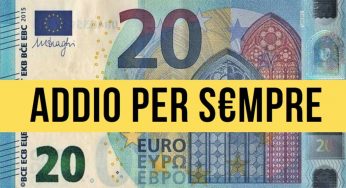 Ultim’ora: ADDIO ALLE BANCONOTE DA 20€ | Passata la circolare storica: vogliono farci usare la carta di credito