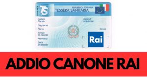 Addio canone Rai