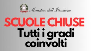 Scuole chiuse
