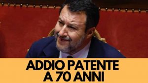 Addio alla patente
