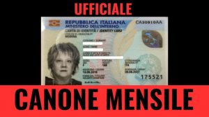 Canone per la carta d'identità