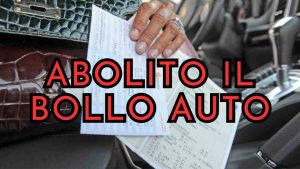 Bollo auto cancellato