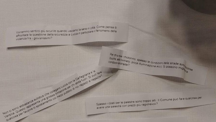 Le domande degli studenti