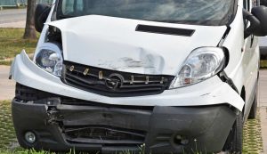 Un furgone ha avuto un incidente