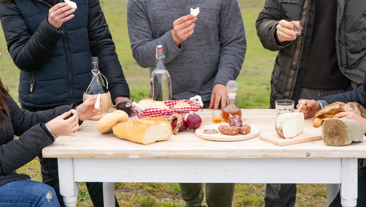 Merenda in campagna